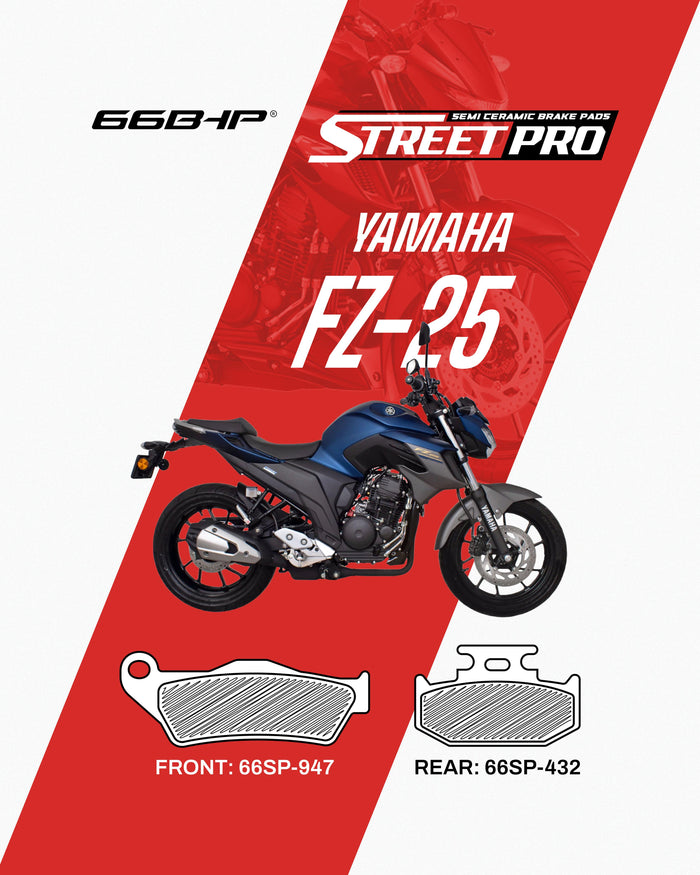 Yamaha FZ25 Street Pro Semi Ceramic Brake Pads