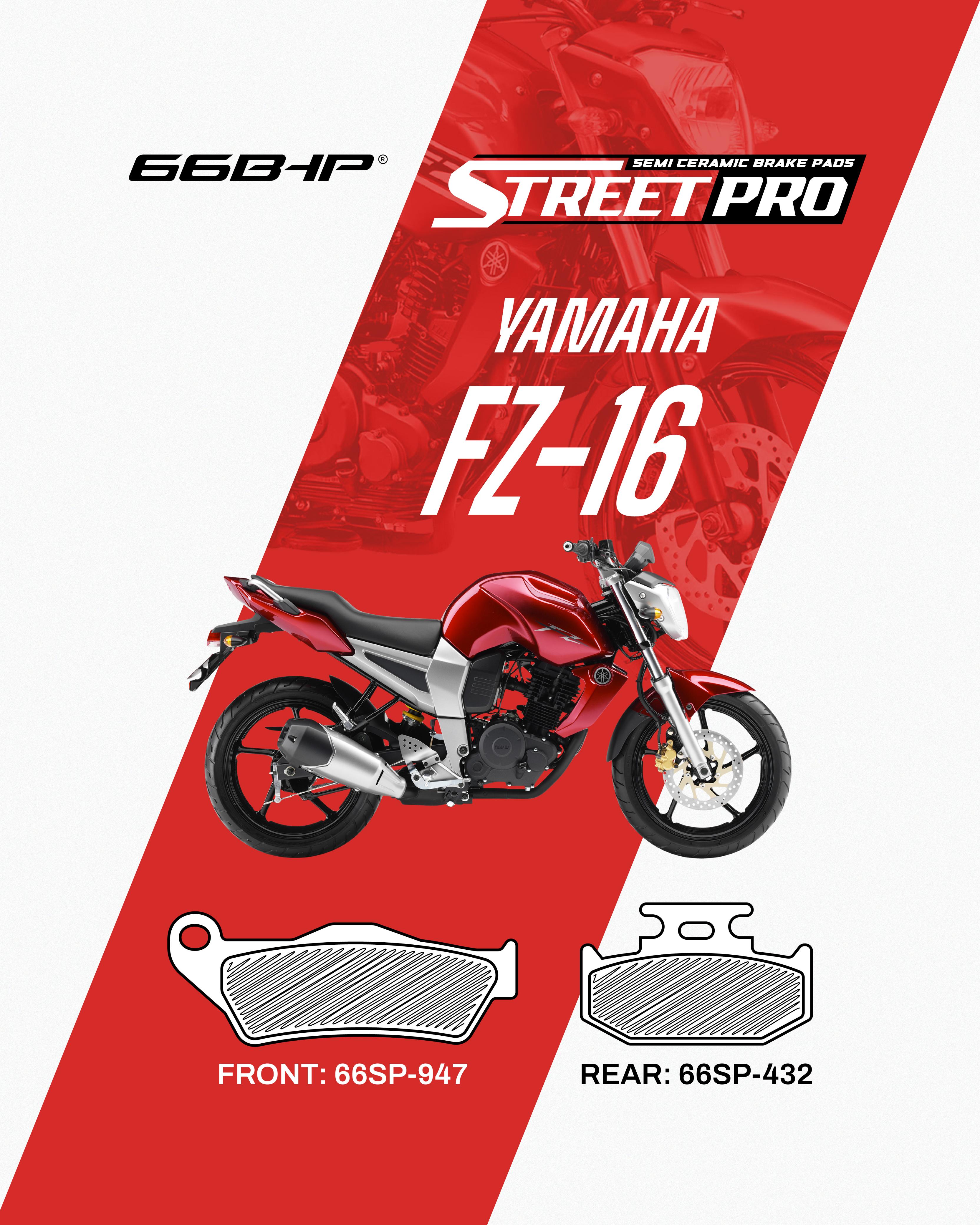 Yamaha FZ16 Street Pro Semi Ceramic Brake Pads