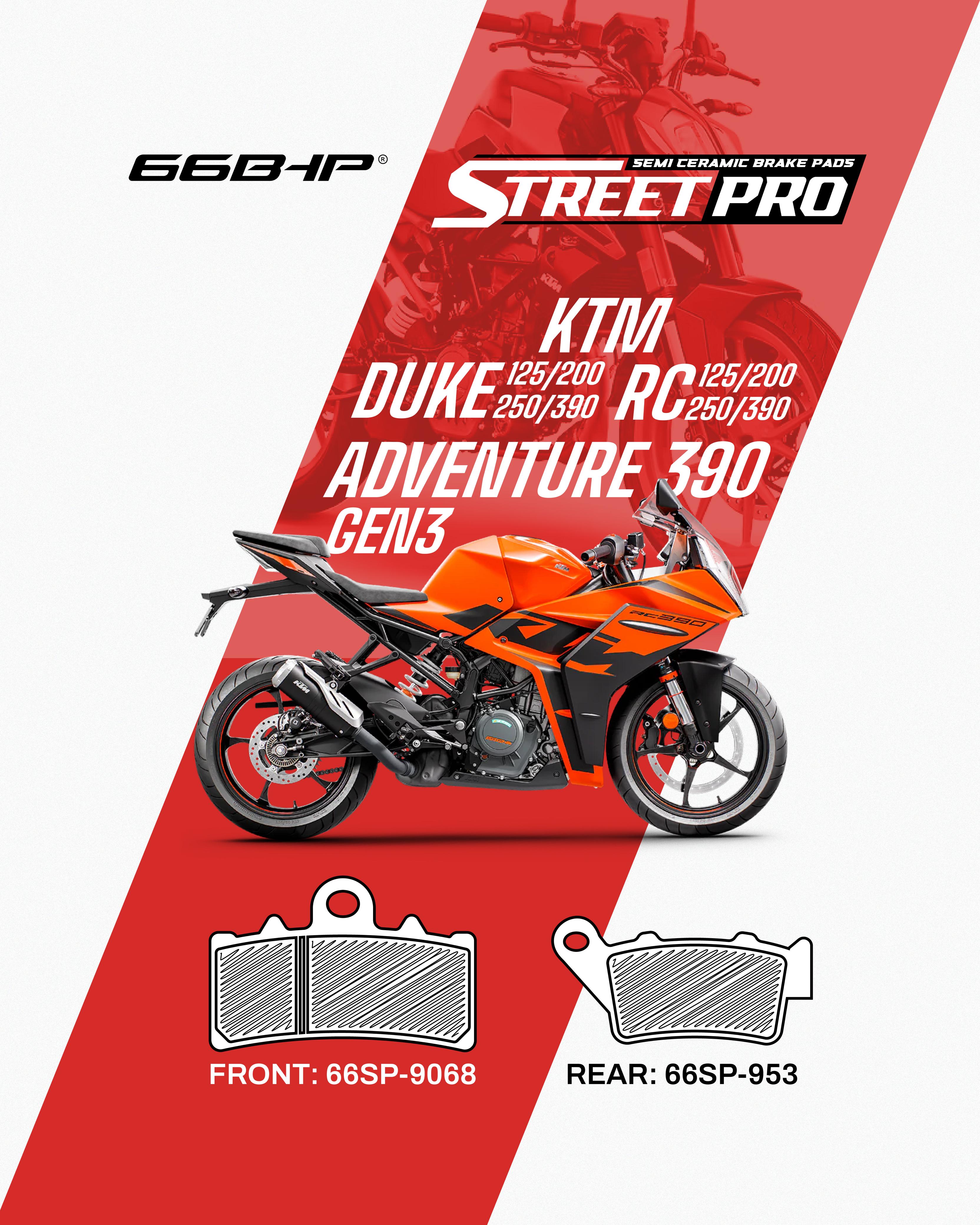 KTM Duke / RC 200 Street Pro Semi Ceramic Brake Pads