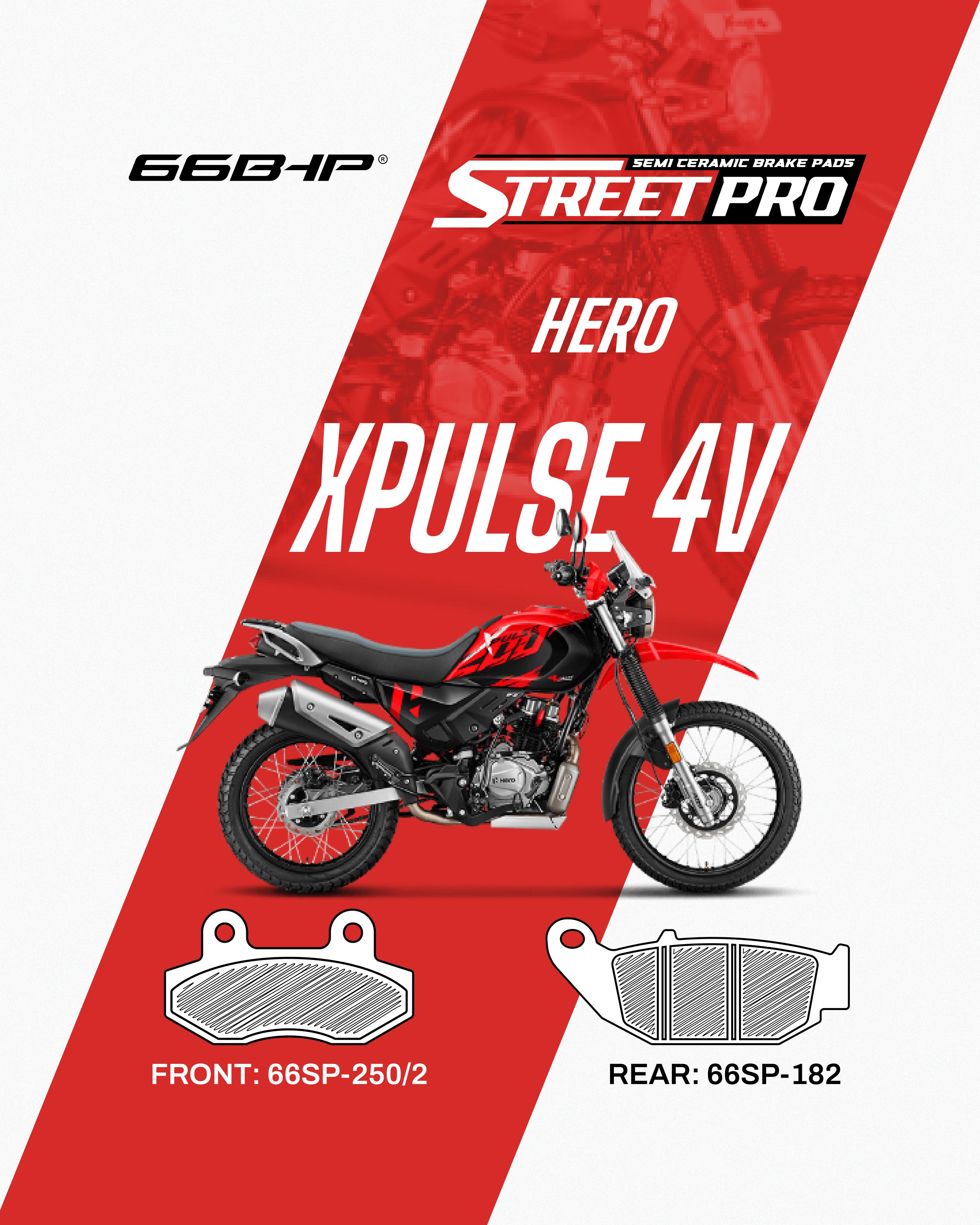 Hero Xpulse 200 4v Street Pro Semi Ceramic Brake Pads