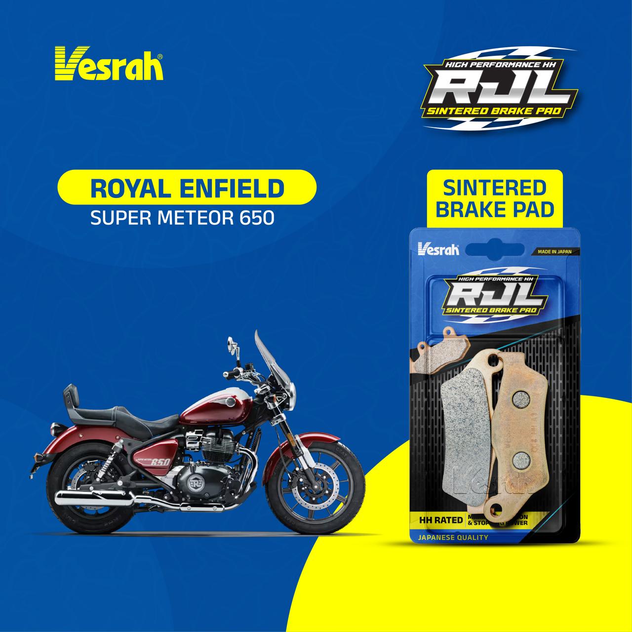 Royal Enfield super meteor 650 vesrah RJL sintered Brake pad