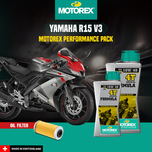 Yamaha R15 V3 Motorex Performance Pack