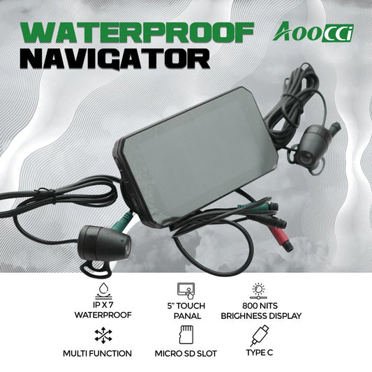 AOOCCI Waterproof Motorcycle Navigator - LRL Motors