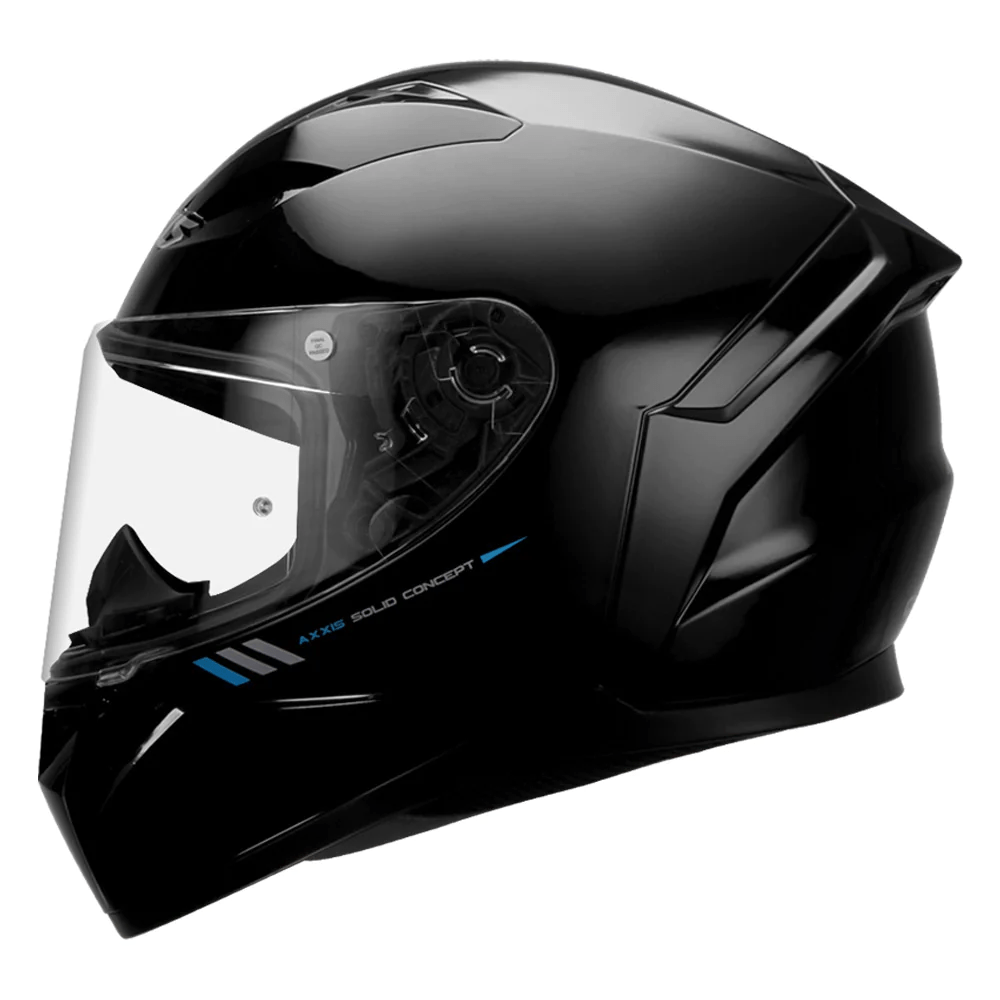 AXXIS Helmet - SEGMENT SOLID BLACK - LRL Motors