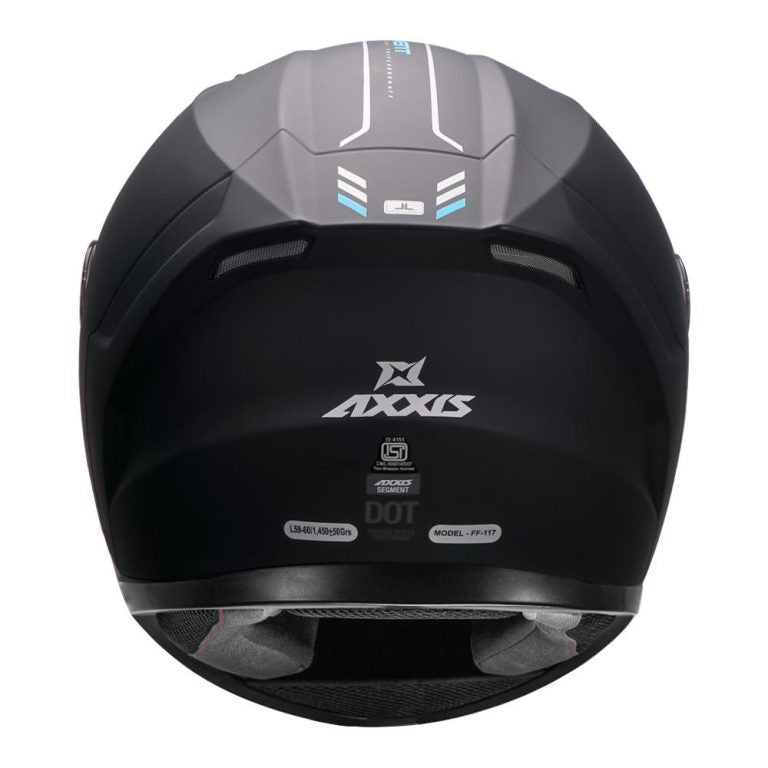 AXXIS Helmet - SEGMENT SOLID BLACK - LRL Motors