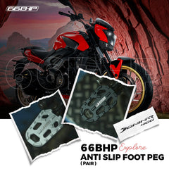 Bajaj Dominar 400 / Dominar 250 66Bhp Anti Slip Foot Peg ( Pair ) - LRL Motors