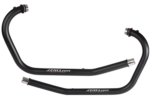 Royal Enfield Shotgun 650 Silver Stallion Performance Big Bore Free Flow Bend Pipes