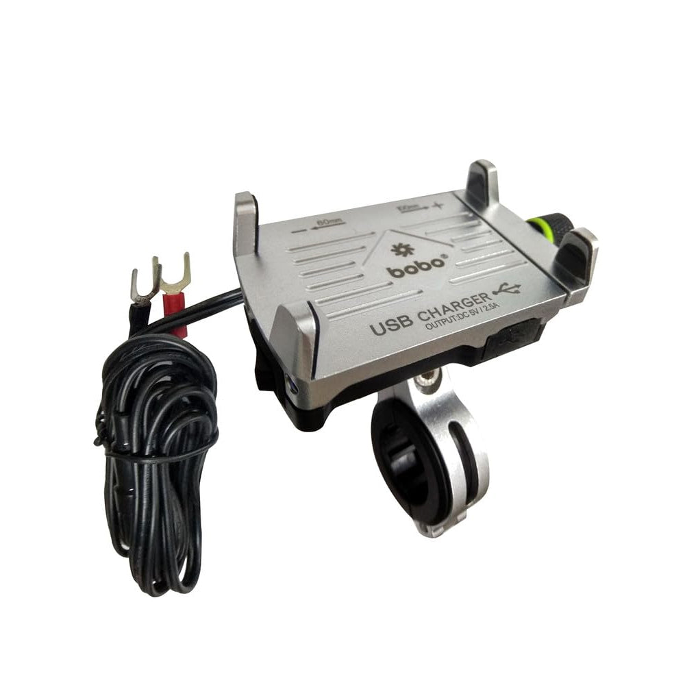 BOBO BM2 2.5A Charger (Metal) Bike phone Holder