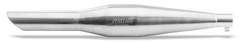 Royal Enfield 350 (J Series) Reborn / Classic / Meteor Silver Stallion Performance Exhaust (Sporty)