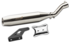 Triumph Speed 400, T4, scrambler 400X, and Scrambler 400XC Silver Stallion Performance Exhaust (Blaze)