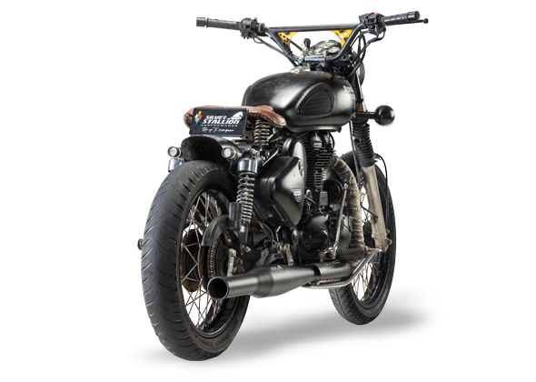 Royal Enfield Classic 350/500 / Thunderbird 350 / Bullet (UCE) Silver Stallion Performance Exhaust (STURDY+)