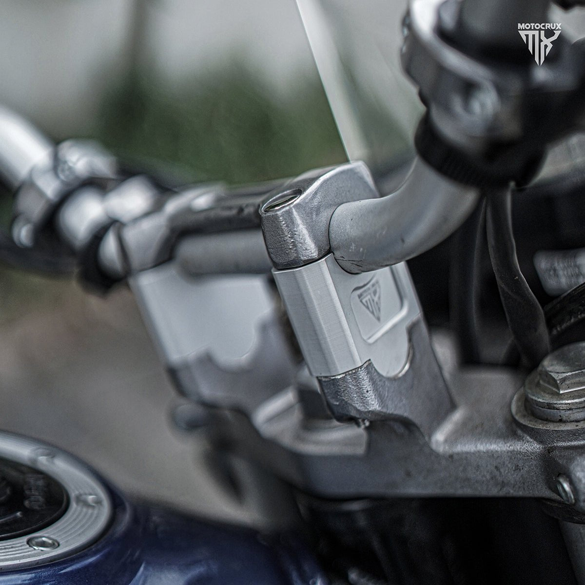 Hero XPULSE 200 - MOTO CRUX HANDLEBAR RISER SILVER - LRL Motors