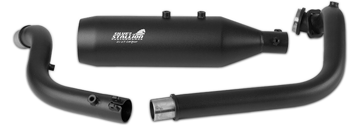 Royal Enfield Himalayan 450 / Guerrilla Full System Silver Stallion Performance Exhaust (Two O2 Sensors)