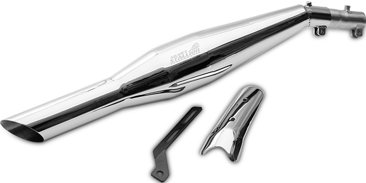 Honda CB350 Slip-On Silver Stallion Performance Exhaust (DRIFT)