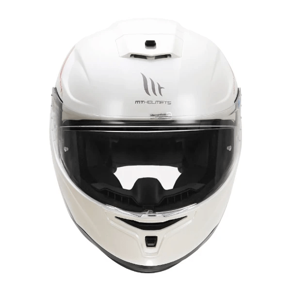 MT Helmet HUMMER SOLID - GLOSS PEARL WHITE - LRL Motors