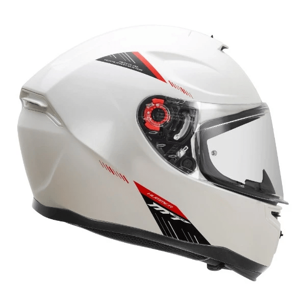 MT Helmet HUMMER SOLID - GLOSS PEARL WHITE - LRL Motors