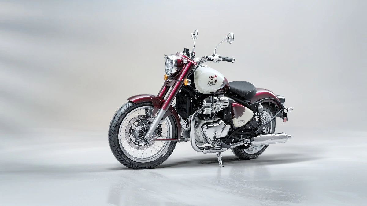 Royal Enfield Classic 650 Silver Stallion Performance Big Bore Free Flow Bend Pipes