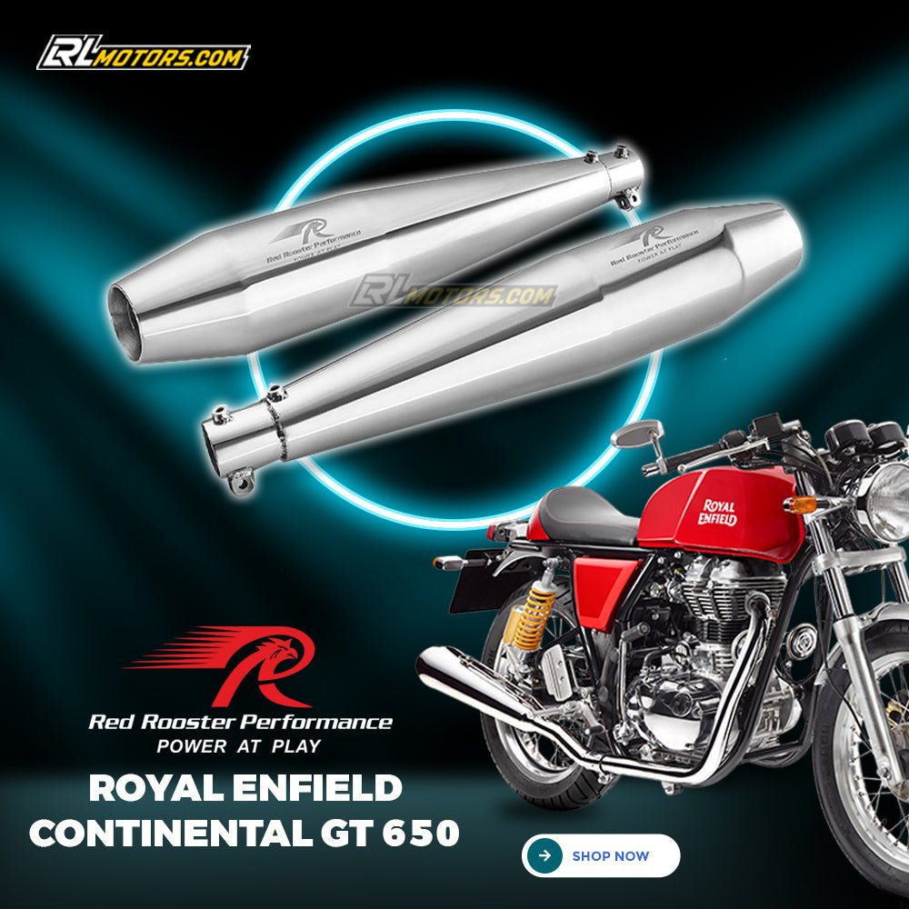 Royal Enfield Continental GT 650 Red Rooster Performance Exhaust