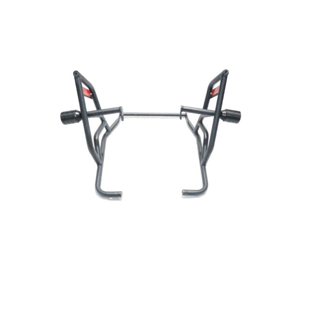 Royal Enfield Himalayan 411 - Moto Care Dual Slider Crash Guard Type 2 with Plate - LRL Motors