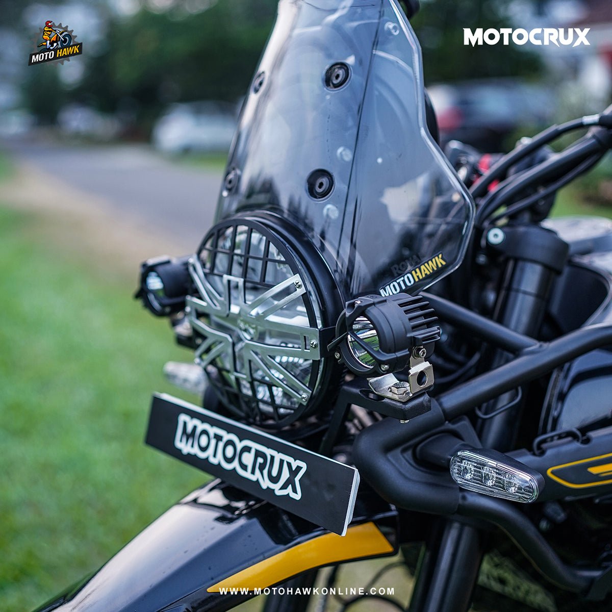 Royal Enfield Himalayan 450 - MOTOCRUX Fog Light Clamp - LRL Motors