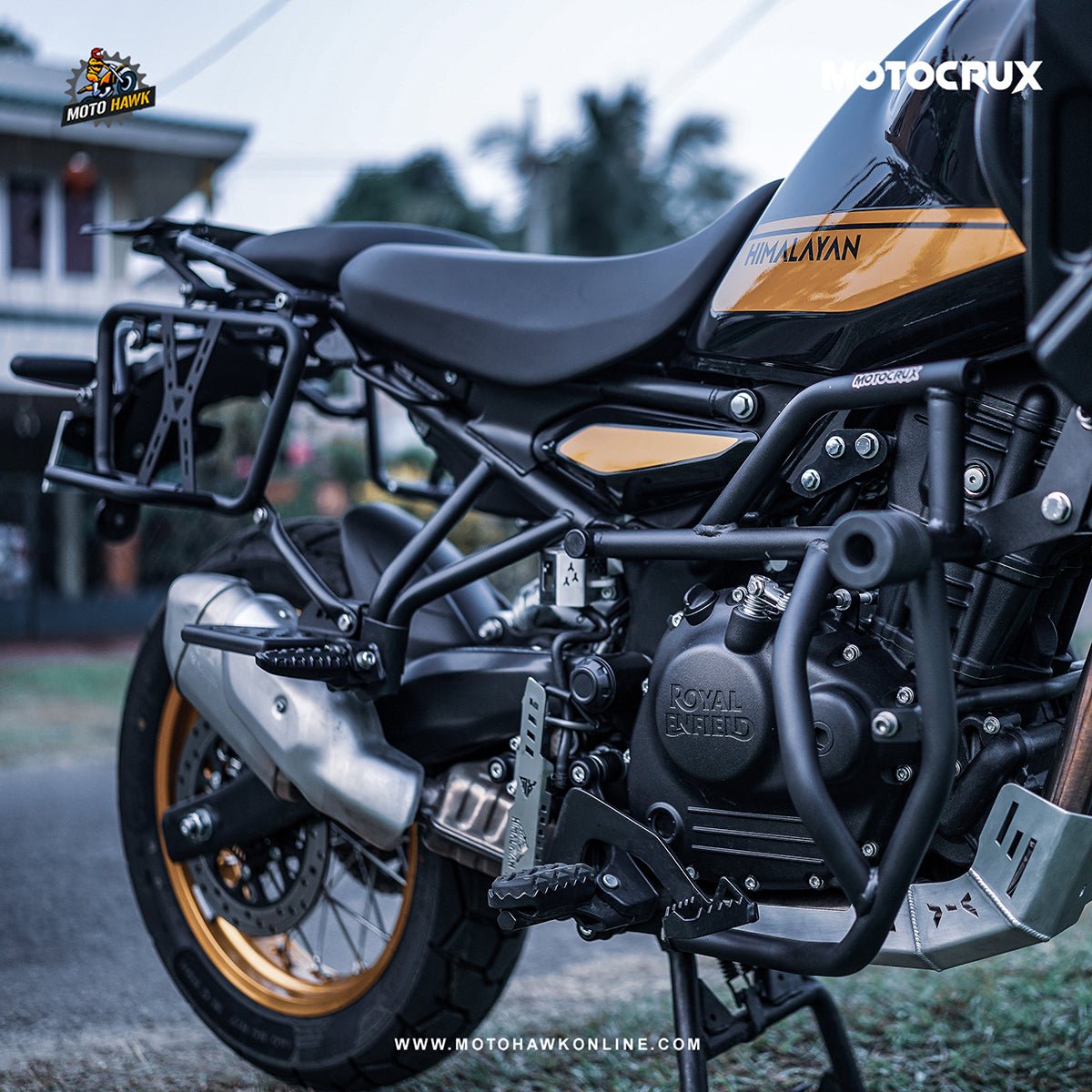 Royal Enfield Himalayan 450 - MOTOCRUX G.O.A.T Crash Guard with Slider - LRL Motors