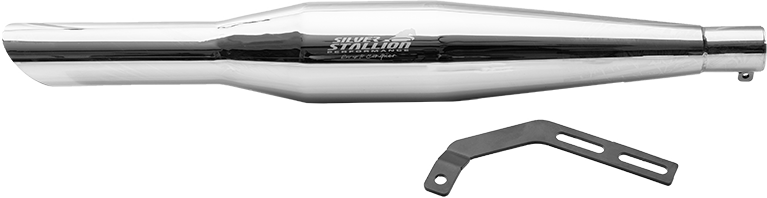 Royal Enfield Classic 350/500 / Thunderbird 350 / Bullet (UCE) Silver Stallion Performance Exhaust (STURDY+)