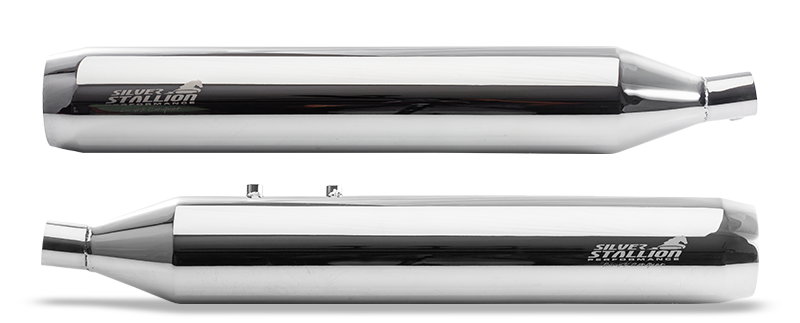 Royal Enfield Super Meteor Silver Stallion Performance Exhaust (Longshot)
