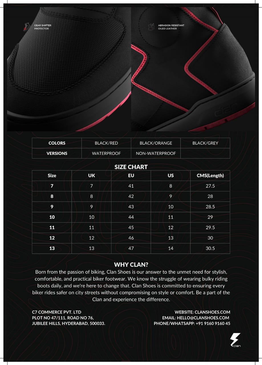 SNKR  Stealth Edition RIDING BOOT-CLAN