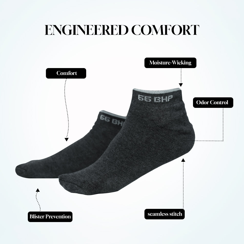 66Bhp Bamboo Socks (Men & Women) – Buy 2, Get 1 Free ( Combo Pack )