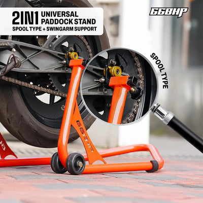 66BHP Universal Paddock Stand Spool Holder Clamp (pair)