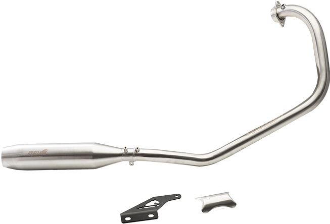 Triumph Speed 400, Scrambler 400X, and T4 Full System Silver Stallion Performance Exhaust (Blaze)