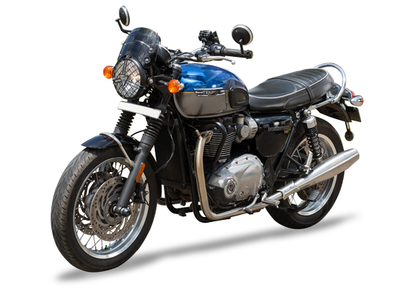 Triumph T120 (1200) Bonne Full System Silver Stallion Performance Exhaust