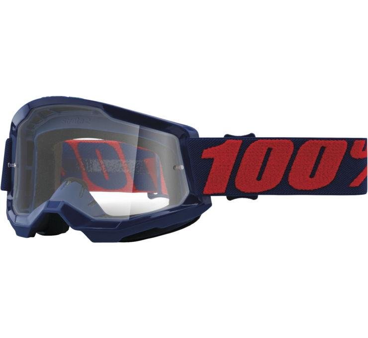 100% Strata 2 Goggles Masego with Clear Lens - LRL Motors