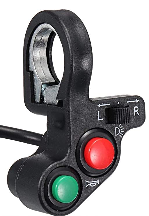 22MM Handlebar Light Horn ON/Off Signal Indicator Switch for Motorcycle - LRL Motors