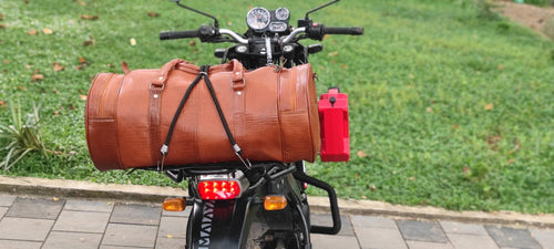 66Bhp duffle leather bag - LRL Motors