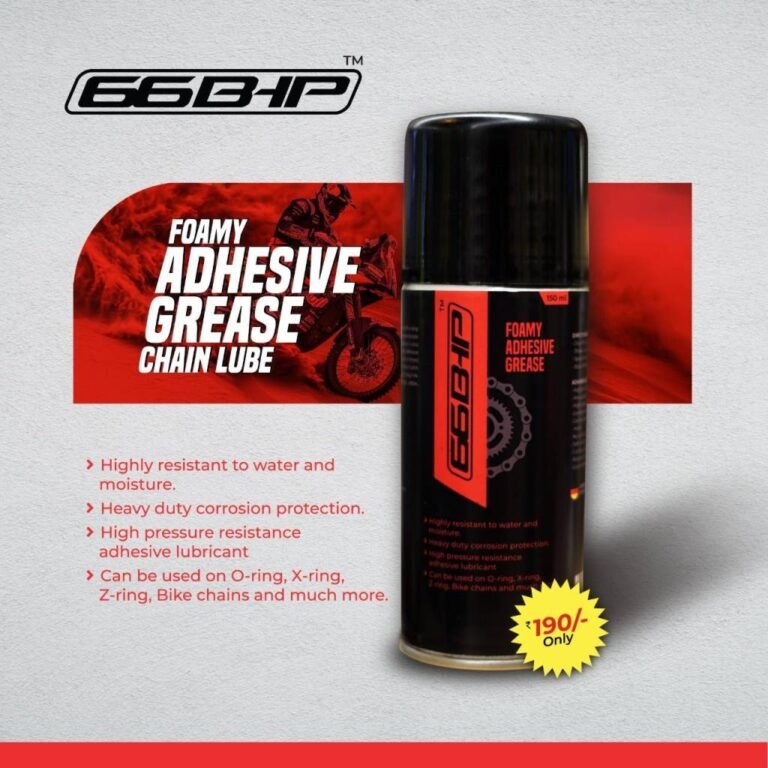 66Bhp Foam Adhesive Grease Chain Lube 150 ml - LRL Motors