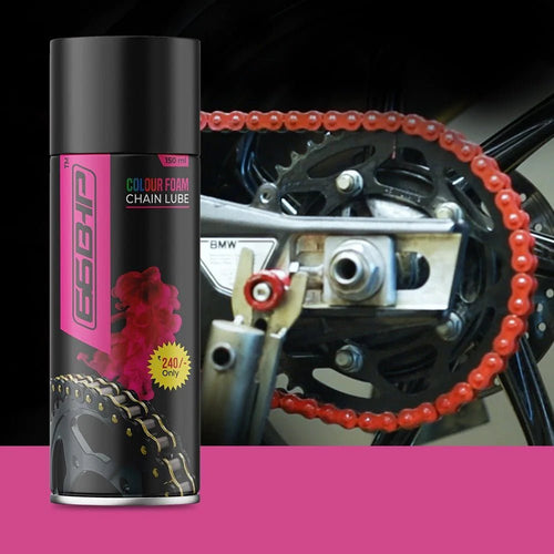 66Bhp Foam Chain Lube REDDISH PINK 150 ml - LRL Motors