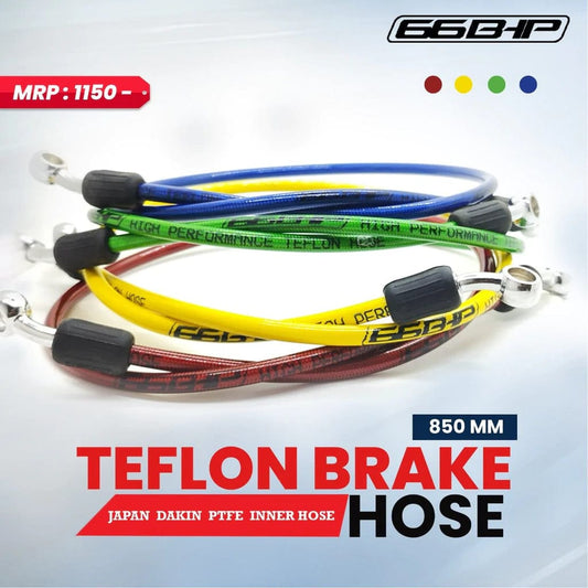 66BHP Teflon Brake Hose 850MM - LRL Motors