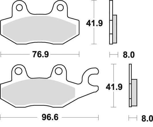 725SM1 - Semi Metallic - Braking Brakes - LRL Motors