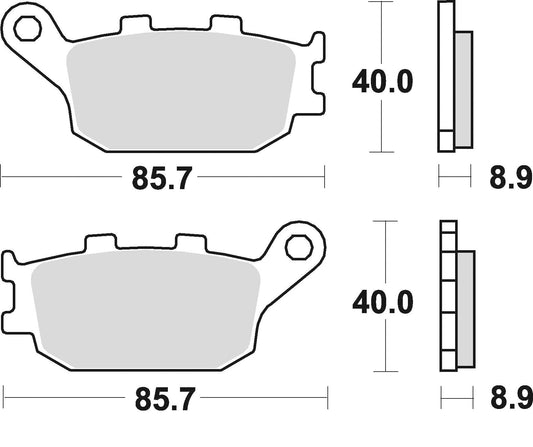 742CM56 - Semi Sintered - Braking Brakes - LRL Motors