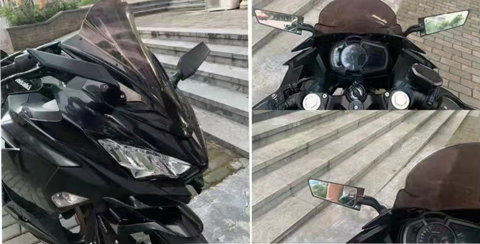 Motorcycle Modified Wind Wing Adjustable Stealth Mirrors