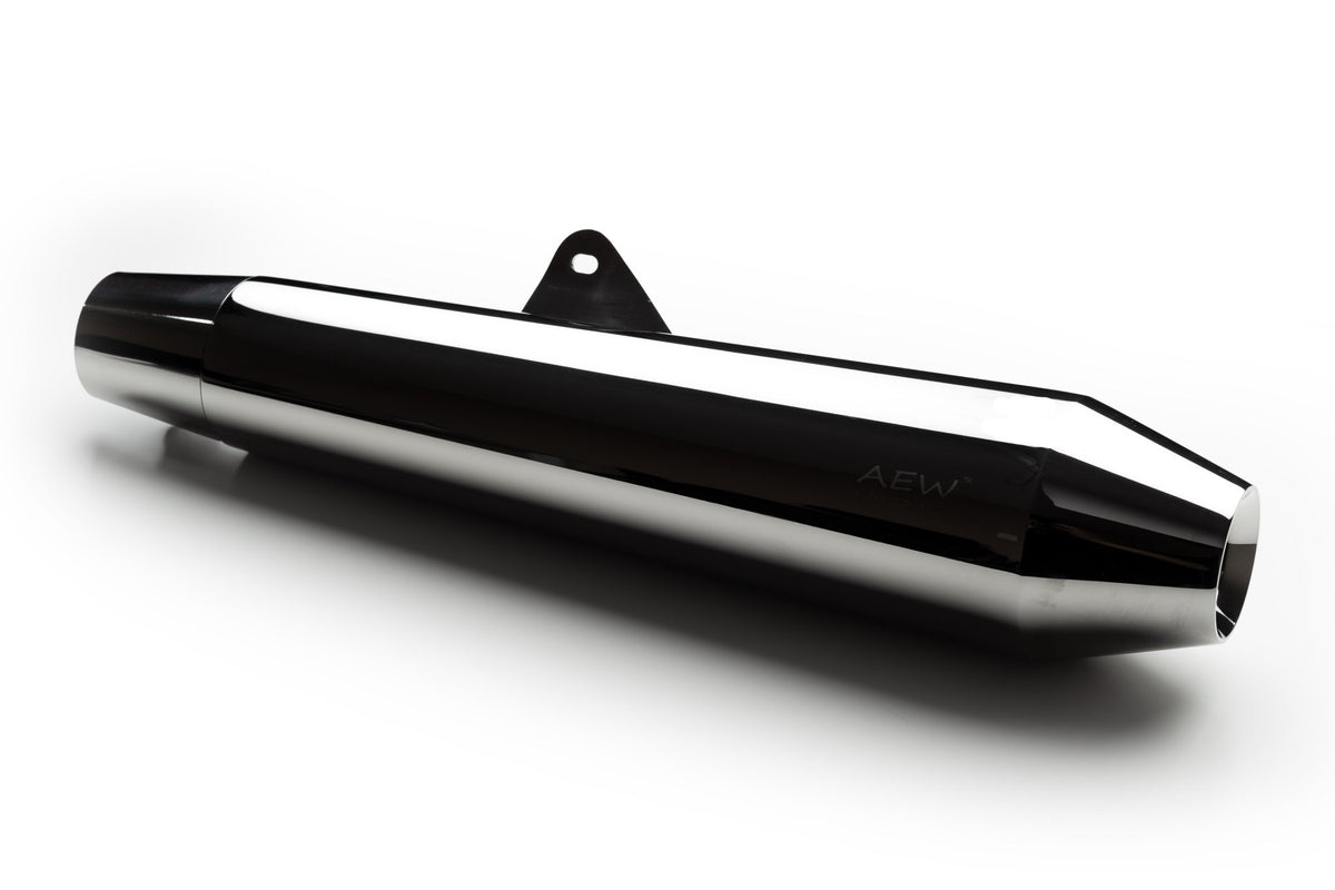 AEW Megaphone Exhaust for Interceptor /GT 650 SS 304 TE 102 - LRL Motors