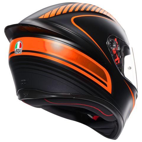 AGV K1 Warmup Matt Black Orange Helmet – LRL Motors