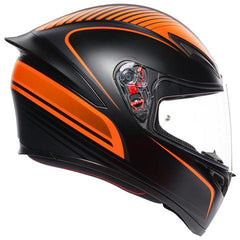 agv k1 nero opaco AGV K1 Warmup Matt Black Orange Helmet – LRL Motors