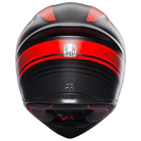 AGV K1 Warmup Matt Black Red Helmet - LRL Motors