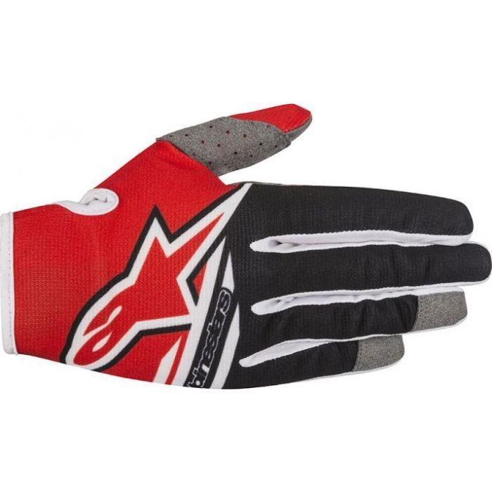 Alpinestar Radar Flight Mx Glove Red Black - LRL Motors