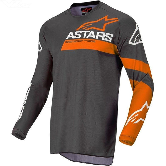 Alpinestars Fluid Chaser Jersey Anthracite Coral Fluo - LRL Motors