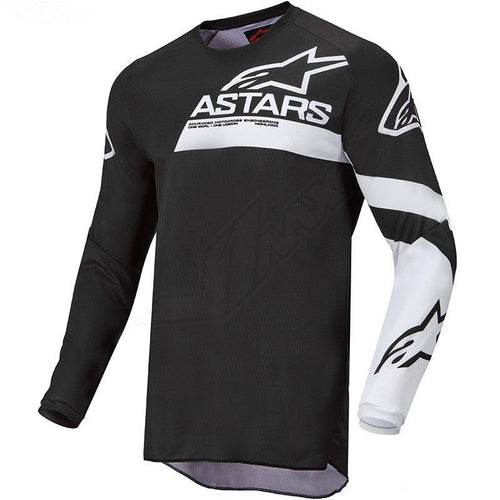 Alpinestars Fluid Chaser Jersey Black White - LRL Motors