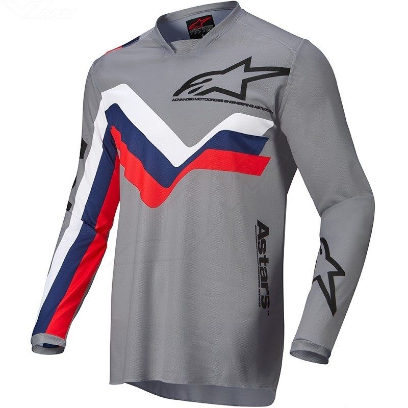 Alpinestars Racer Braap Jersey Mid Grey - LRL Motors