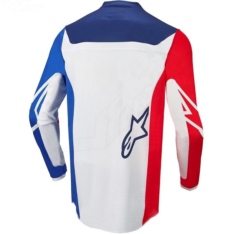 Alpinestars Racer Compass Jersey Off White Red Fluo Blue - LRL Motors